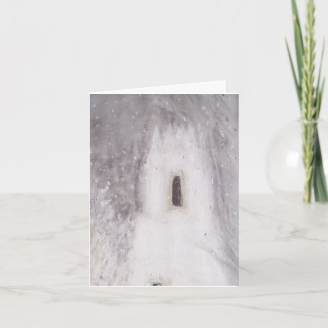 TARJETA FESTIVA NAVIDADES BLANCOS #3 (Anverso)