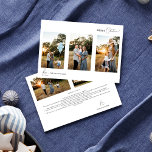 Tarjeta Festiva Navidades blancos simples y modernos cinco Collage<br><div class="desc">Presentamos nuestro diseño de tarjetas de vacaciones de cinco Collages de fotos para Navidades modernos y simples blancos, donde la sencillez se une a la elegancia con un toque de encanto Navidad. Con una estética blanca y negra brillante que aporta un toque de elegancia a sus vacaciones, convirtiéndolo en una...</div>