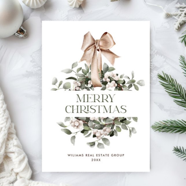 Tarjeta Festiva Navidades bohemios saludaron a las empresas (Subido por el creador)