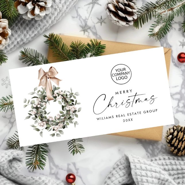 Tarjeta Festiva Navidades bohemios saludaron a las empresas (Subido por el creador)