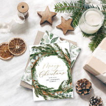 Navidades botánicos de eucalipto de escritura dora