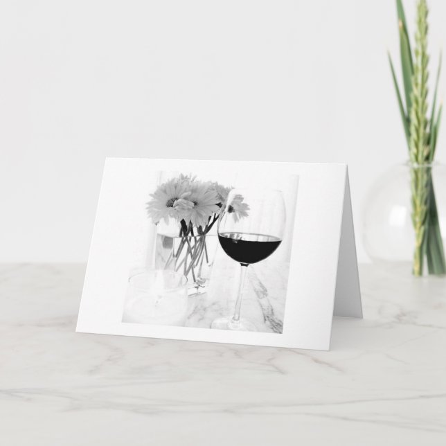 Tarjeta Festiva Navidades BRAVO-HAPPY AMANTES DEL VINO DE CUMPLEAÑ (Anverso)