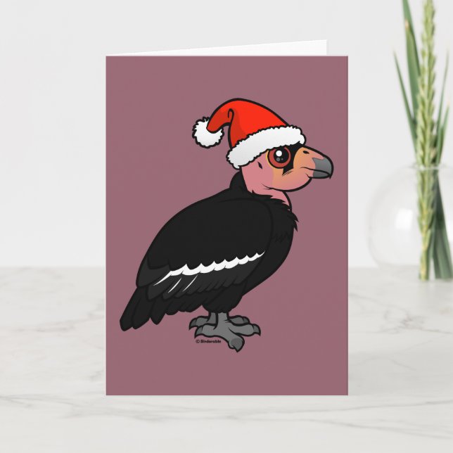 Tarjeta Festiva Navidades California Condor (Anverso)