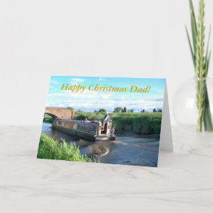 TARJETA FESTIVA NAVIDADES CANAL BOATS