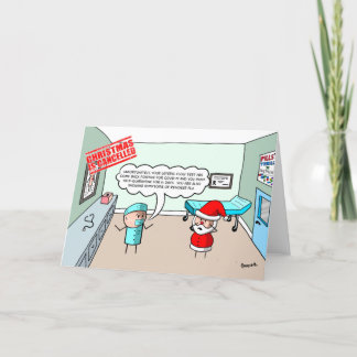 Tarjeta Festiva Navidades cancelados - Santa Fails Lateral Flow