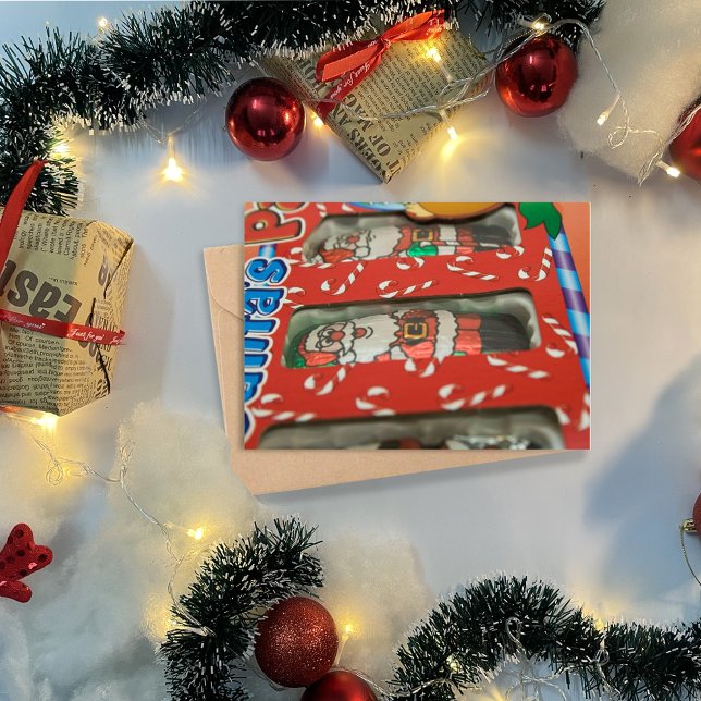 Tarjeta Festiva Navidades Candy Santa Claus (Subido por el creador)