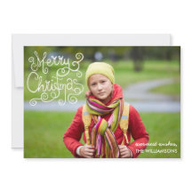 Navidades caprichosos caligrafía giran tu foto