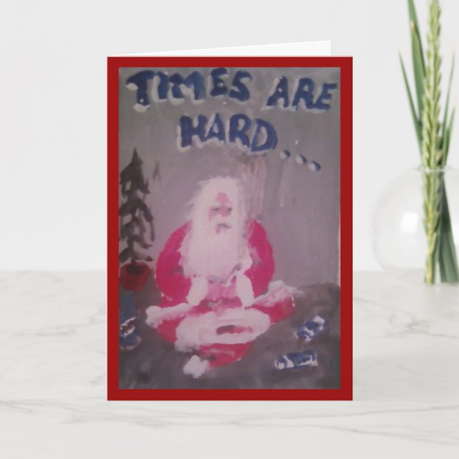 TARJETA FESTIVA NAVIDADES CARD HUMOROUS (Anverso)