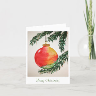 Tarjeta Festiva Navidades cargan en blanco