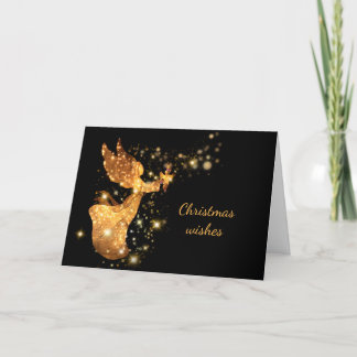 Tarjeta Festiva Navidades Carol Hark el canto del ángel del Herald