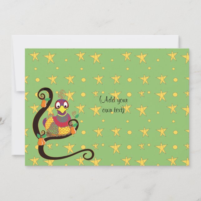 Tarjeta Festiva Navidades/cartuchos de 2cara/plana/tarjeta/env 7"x (Anverso)