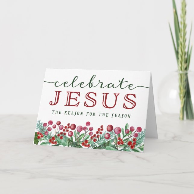 Tarjeta Festiva Navidades, celebran JESUS, la razón del mar (Anverso)