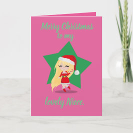 Tarjeta Festiva Navidades Chica.