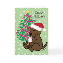 Navidades Chocolate Labrador Helado