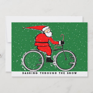 Tarjeta Festiva Navidades ciclistas