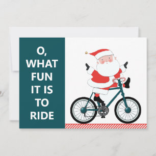 Tarjeta Festiva Navidades ciclistas