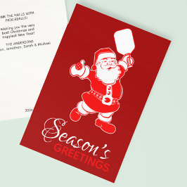 Tarjeta Festiva Navidades clásicos de bolas de bolas de bolas de b