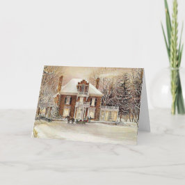 Tarjeta Festiva Navidades coloniales de época