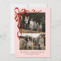 Navidades color agua rosa elegante color rojo de v