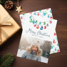 Navidades coloreados de color de agua Foto de cade