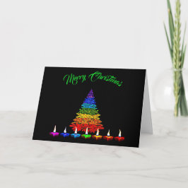 Tarjeta Festiva Navidades coloridos