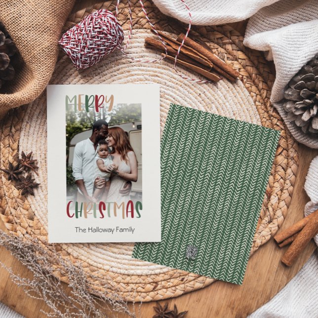 Tarjeta Festiva Navidades coloridos y ecológicos desvanecidos (Subido por el creador)