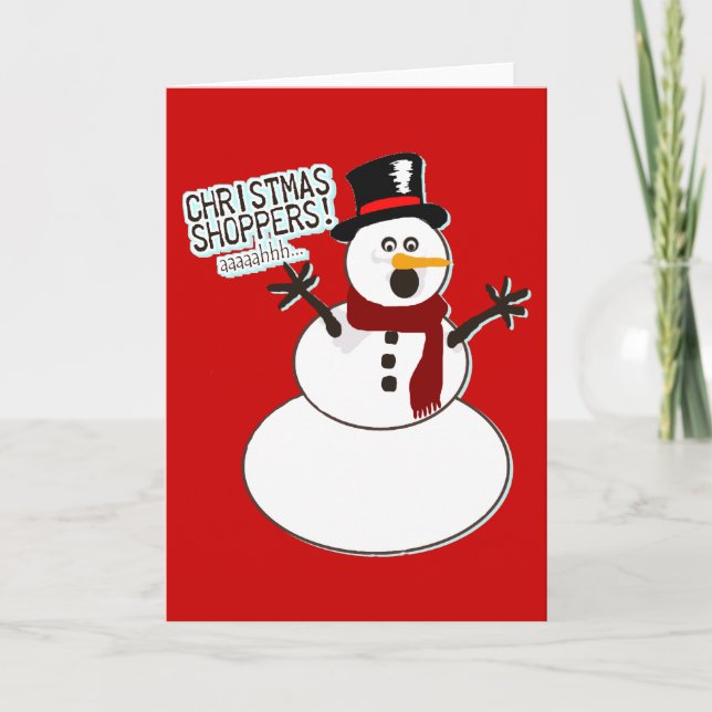 Tarjeta Festiva Navidades Compradores! (Anverso)