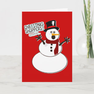 Tarjeta Festiva Navidades Compradores!