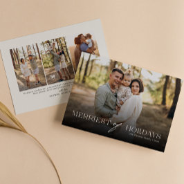 Tarjeta Festiva Navidades con fotos completas de las fiestas más b