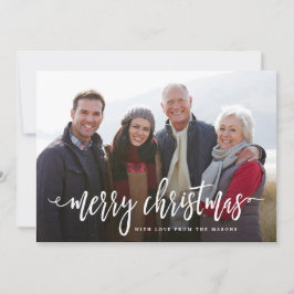 Tarjeta Festiva Navidades con guiones