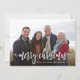 Tarjeta Festiva Navidades Con Guiones En Festividades De Fotos Neg