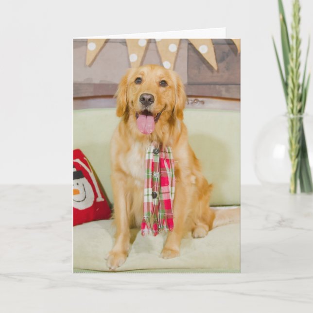 Tarjeta Festiva Navidades con Lily Chanel (Anverso)