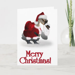 Tarjeta Festiva Navidades con pie de página web