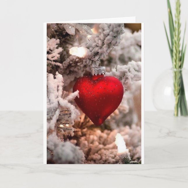 TARJETA FESTIVA NAVIDADES CON TODO MI "AMOR" (Anverso)