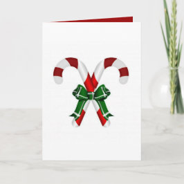 Tarjeta Festiva Navidades Con Vela Con Bow