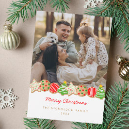 TARJETA FESTIVA NAVIDADES COOKIES