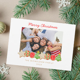 TARJETA FESTIVA NAVIDADES COOKIES