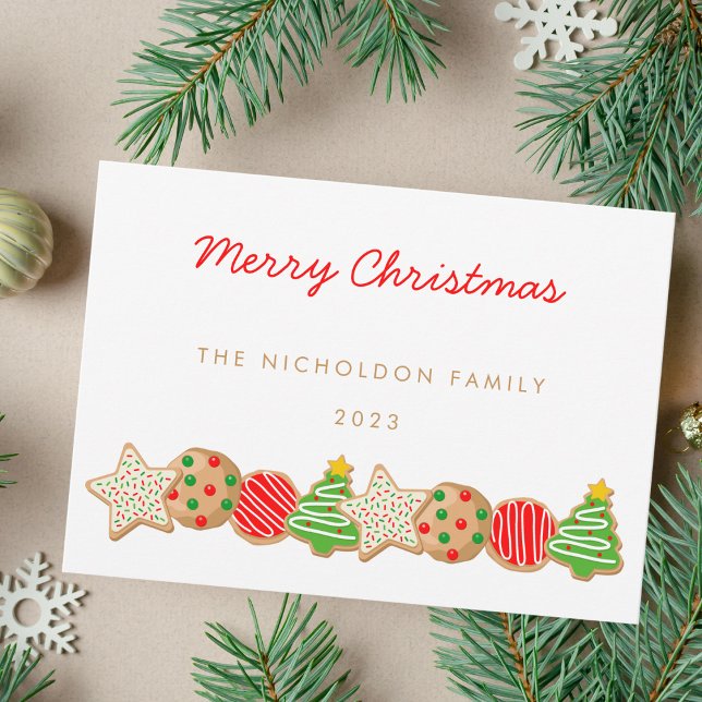 TARJETA FESTIVA NAVIDADES COOKIES (Subido por el creador)