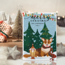 Navidades CORGI Brown alumbran diversión Minimalis