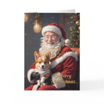 Navidades Corgi con Santa