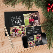 Navidades cristianos Verse Chalkboard Foto de feri