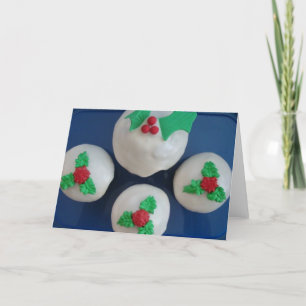 Tarjeta Festiva Navidades Cupcakes