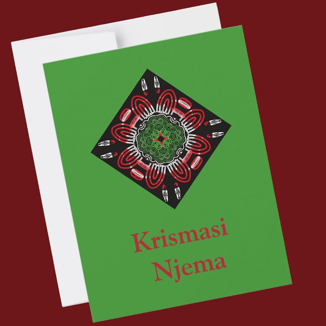 Tarjeta Festiva Navidades de África (Subido por el creador)
