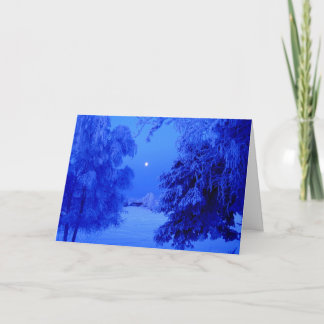Tarjeta Festiva Navidades de Alaska