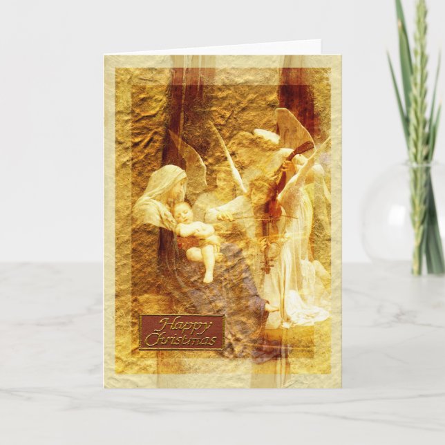 Tarjeta Festiva Navidades de Angel Love (Anverso)