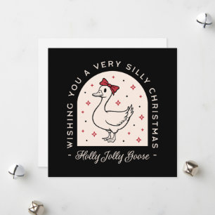 Tarjeta Festiva Navidades de animales de granja de galletas