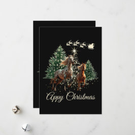 Tarjeta Festiva Navidades de Appaloosa