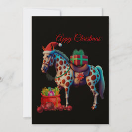 Tarjeta Festiva Navidades de Appaloosa