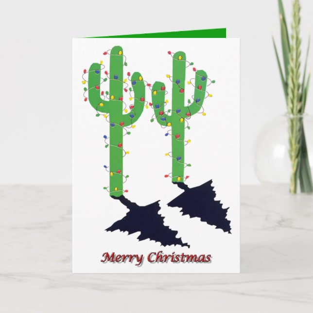 Tarjeta Festiva Navidades de Arizona (Anverso)