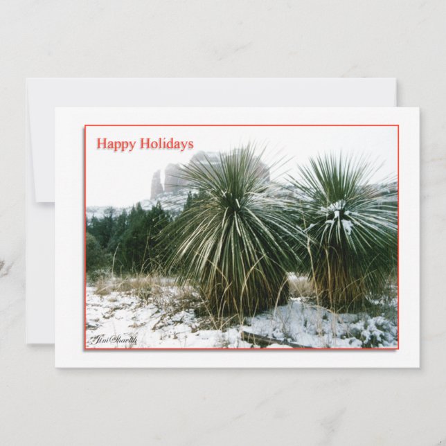 Tarjeta Festiva Navidades de Arizona (Anverso)